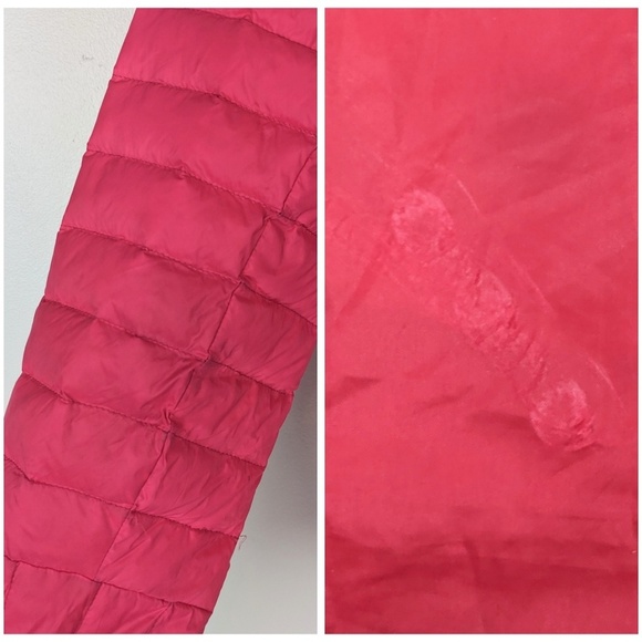 Lands End Pink Puffer Jacket - size XS - Picture 8 of 8